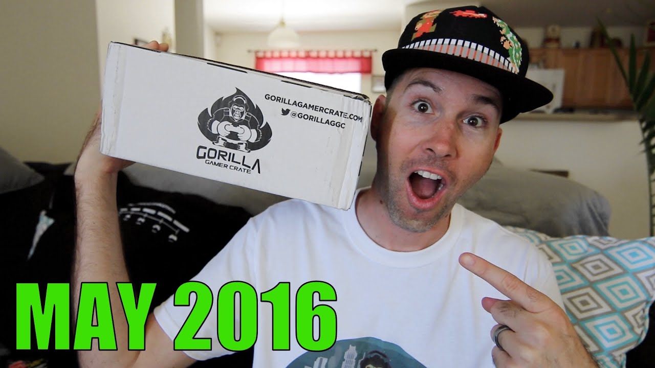 GORILLA GAMER CRATE MAY 2016 UNBOXING - RETRO