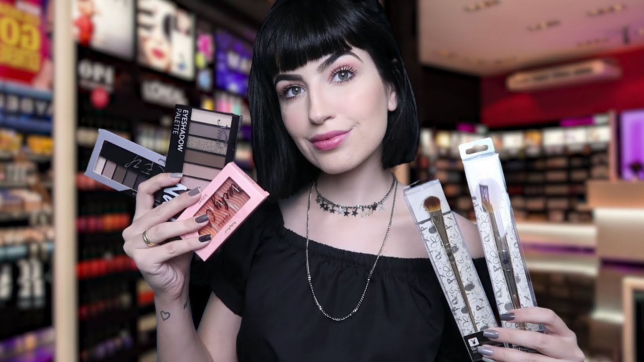 ASMR - Roleplay VENDEDORA DE MAQUIAGEM!