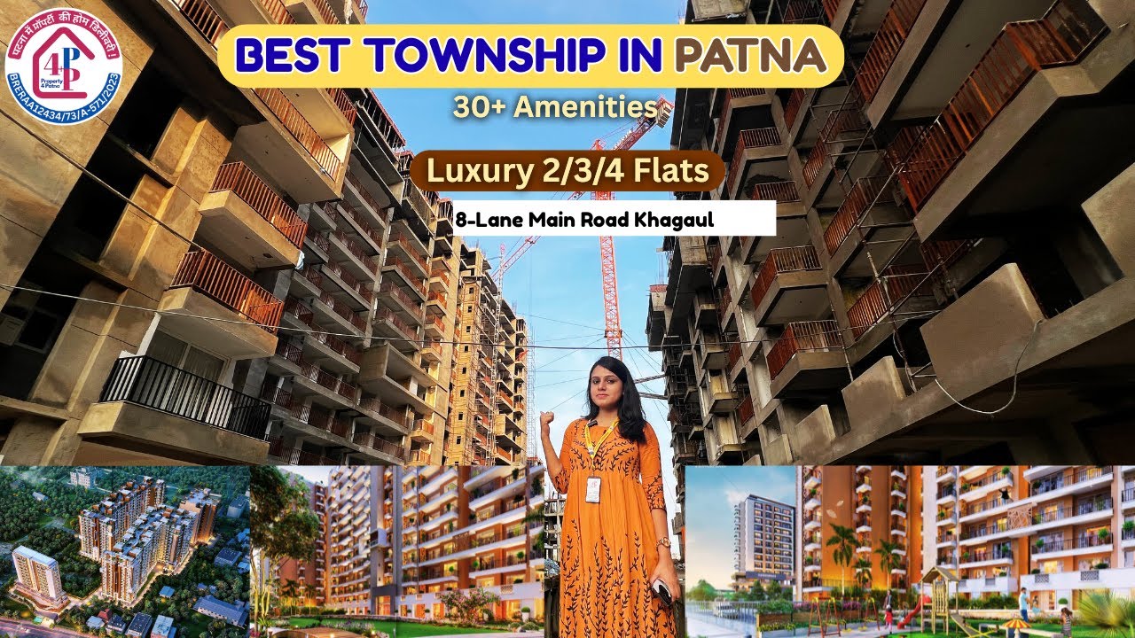 Ultra Luxury Society in Patna | 2/3/4 BHK Flats in Township 📞9708443333