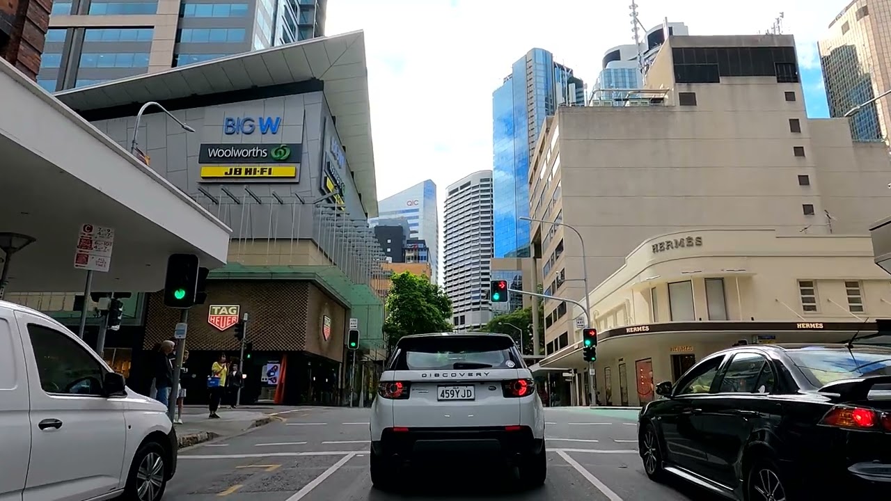 [4K] Driving BRISBANE CITY, Queensland, Australia