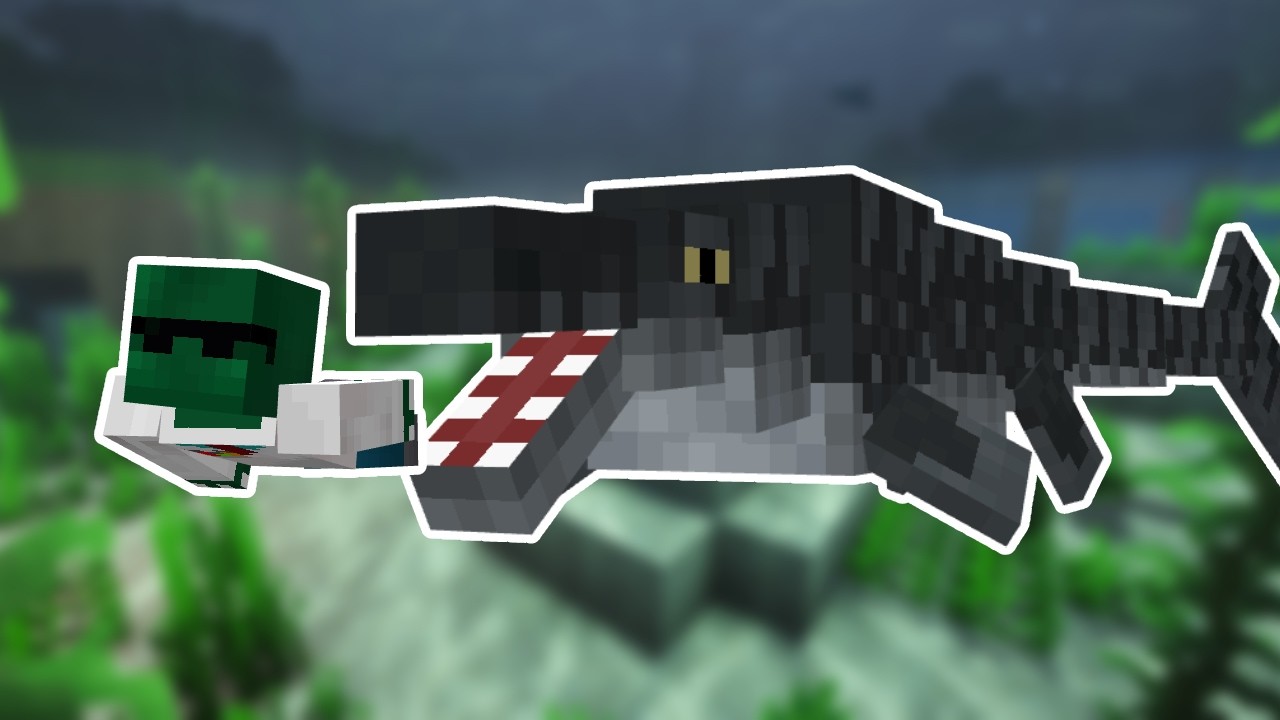 We Have a Epic Aquatic Apex Predator in Minecraft (Fossil and archeology #26)