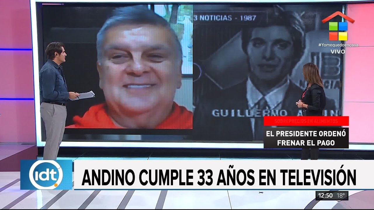 Informados de todo | Guillermo Andino cumple 33 a&ntilde;os en la televisi&oacute;n
