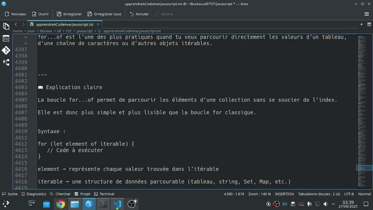 👉 JavaScript : Comprendre la boucle for...of facilement (parcourir tableaux, chaînes, sets)