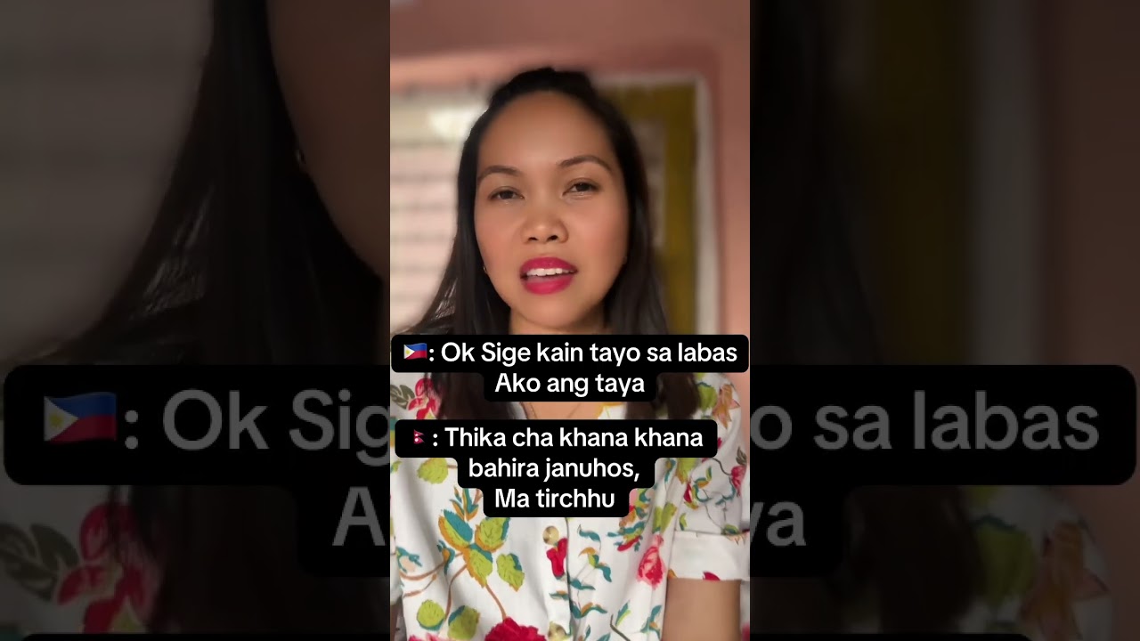 Easy Tagalog Nepali Translation #shorts #learning #tutorial