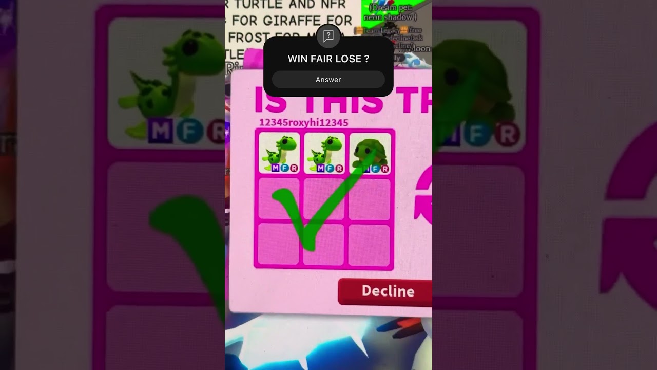 Green Mega Mega Exotic Trade In Roblox Adopt Me