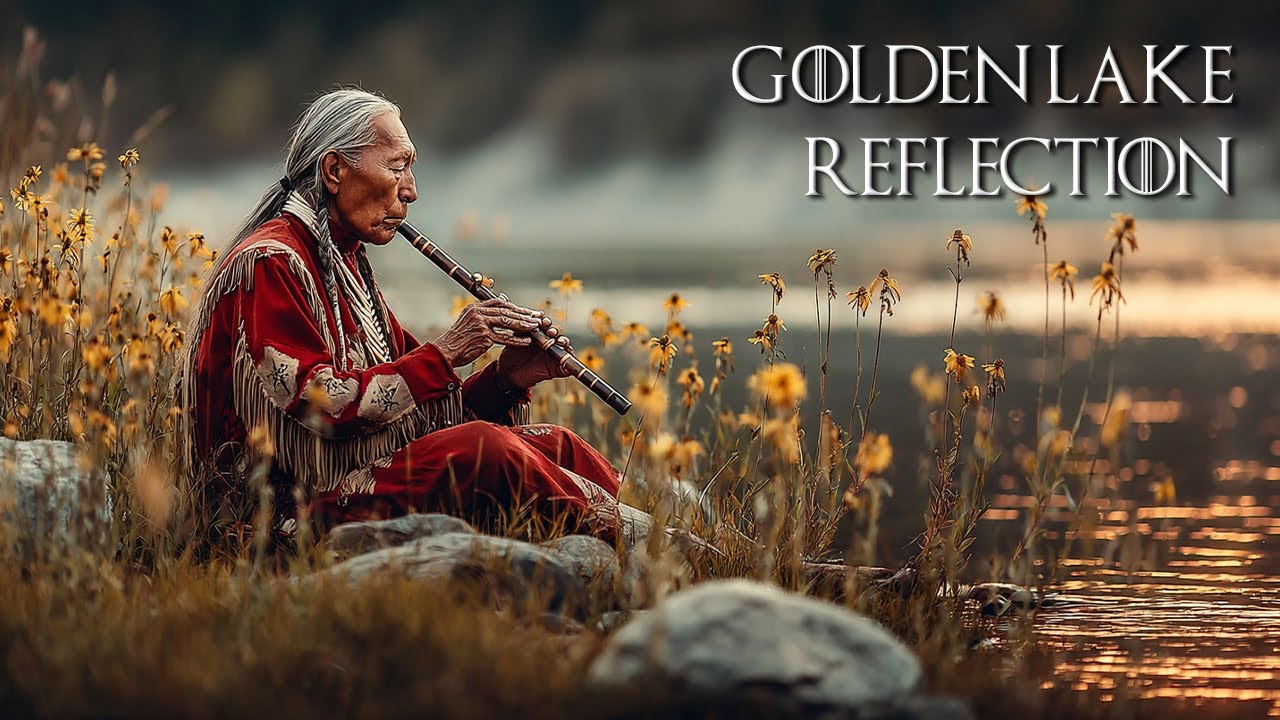 Golden Lake Reflection | Native American Flute Music for Deep Relaxation & Inner Peace