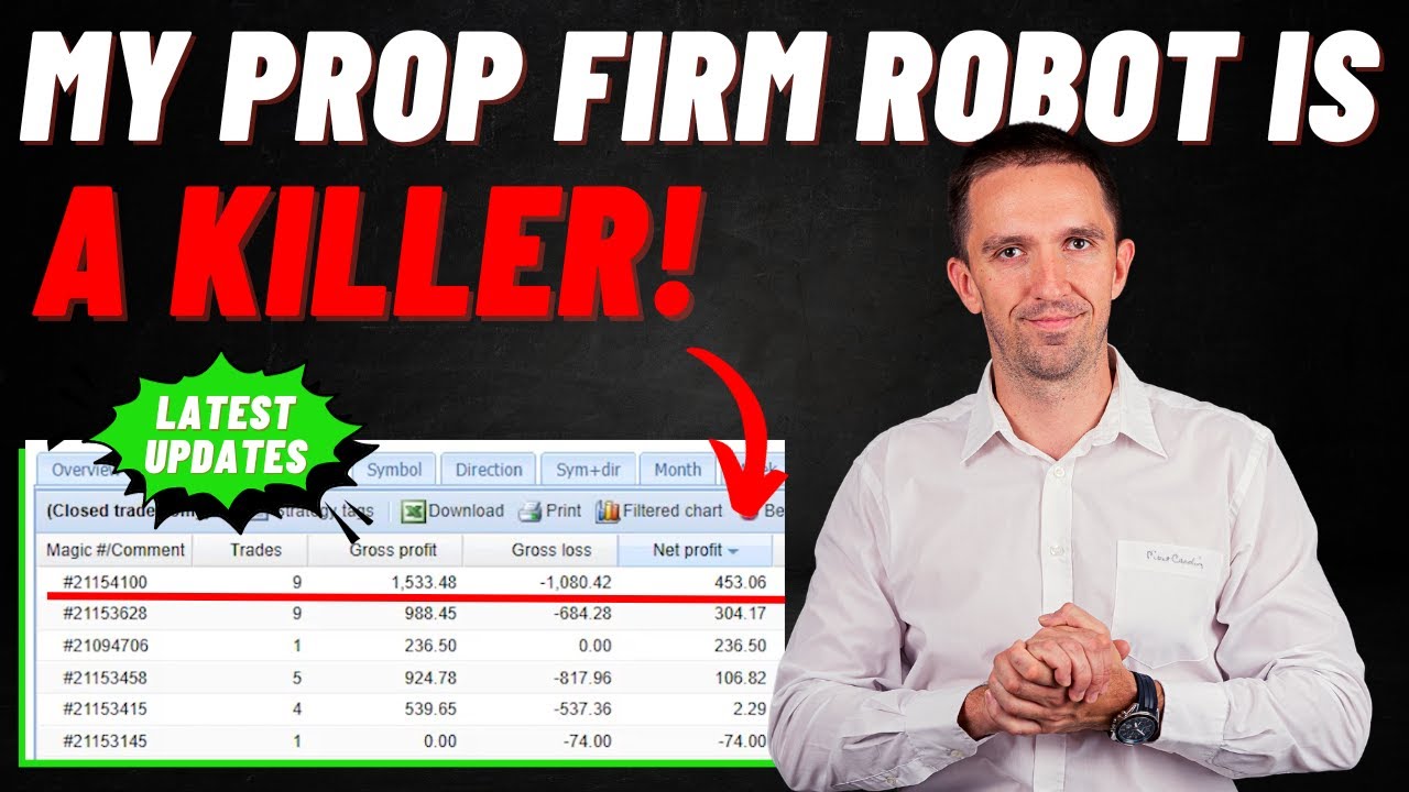 My Prop Firm Robot is Getting Better & Better: Passing Challenges with Ease!