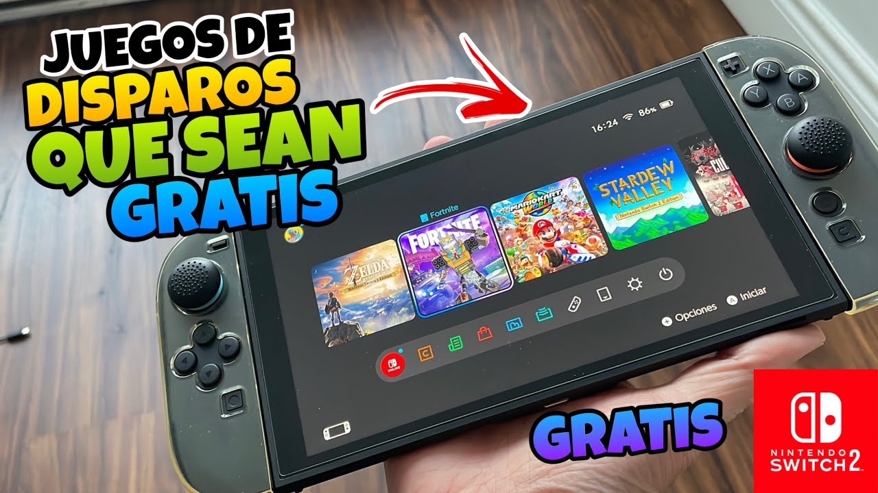 👉 JUEGOS de DISPAROS pero GRATIS en NINTENDO SWITCH 2