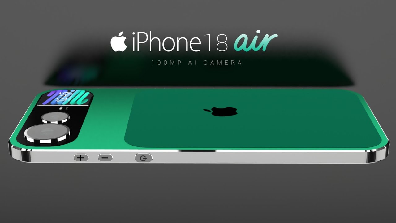 iPhone 18 Air ⚡ Slimmest iPhone, 5G ,100MP Camera, Apple A20 Pro, 3350mAh Battery//iPhone 18 Air