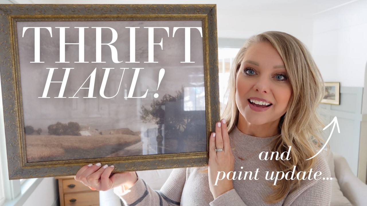Thrifting for Home Decor | Cozy Winter Thrift Haul