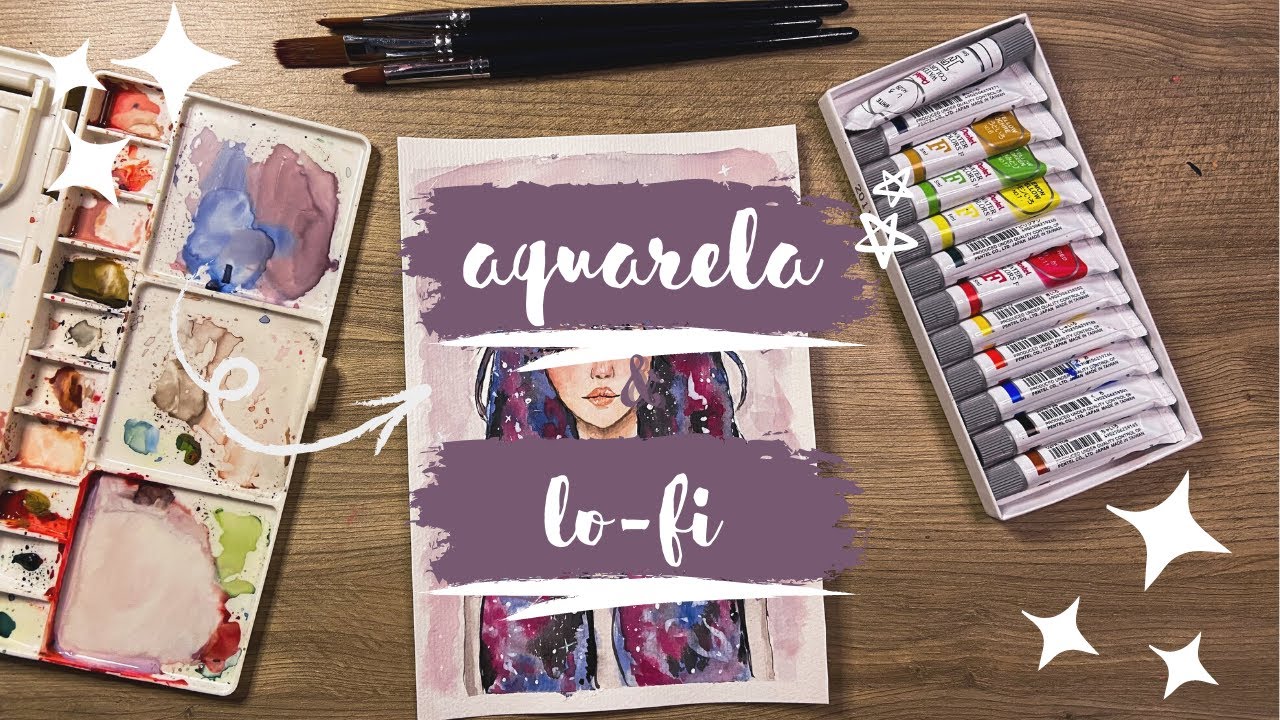 Gal&aacute;xia | Aquarela e Lo-Fi | Relaxante