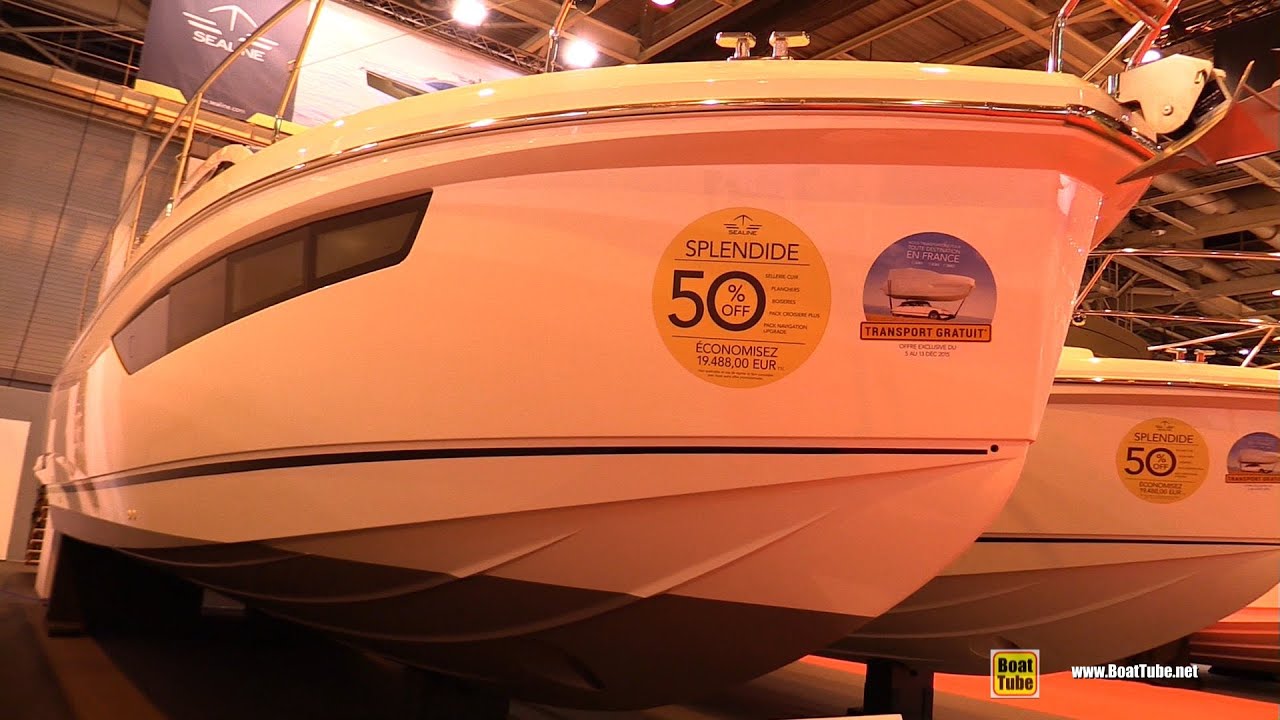 2016 Sealine S330 Motor Yacht - Deck and Interior Walkaround - 2015 Salon Nautique de Paris