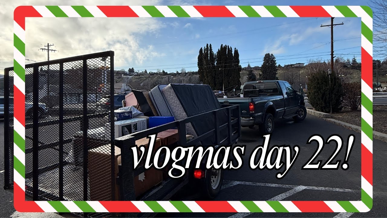 VLOGMAS, День 22 | Еще один день переезда и раздачи подарков от тайного Санты!