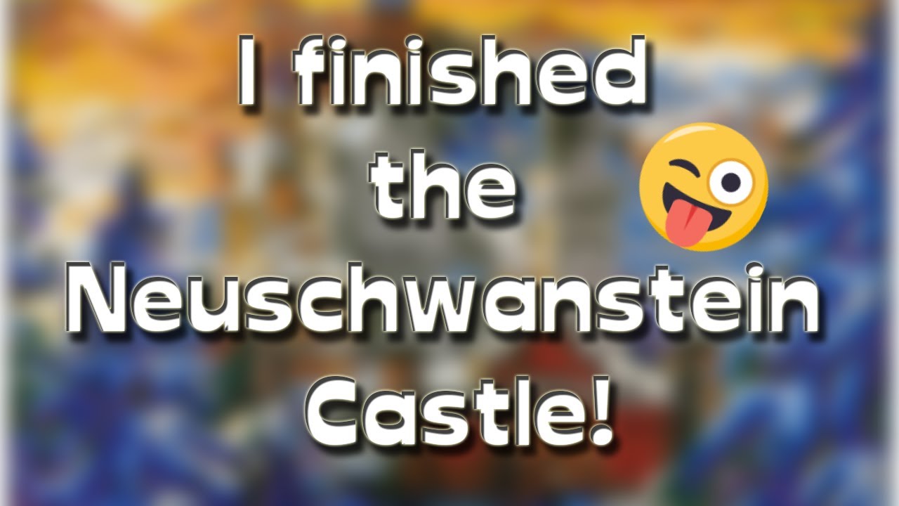 Ministeck Pixel Puzzle - Neuschwanstein Castle (Complete)