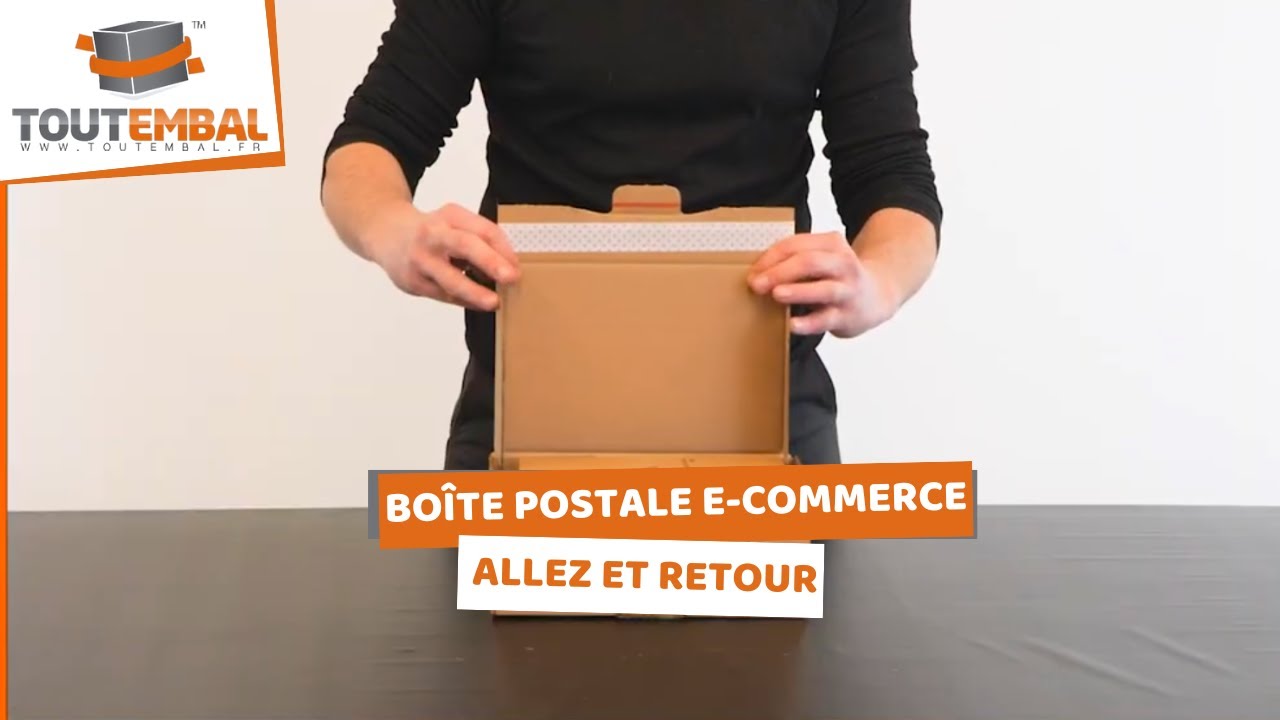 Boîte postale e-commerce allez et retour