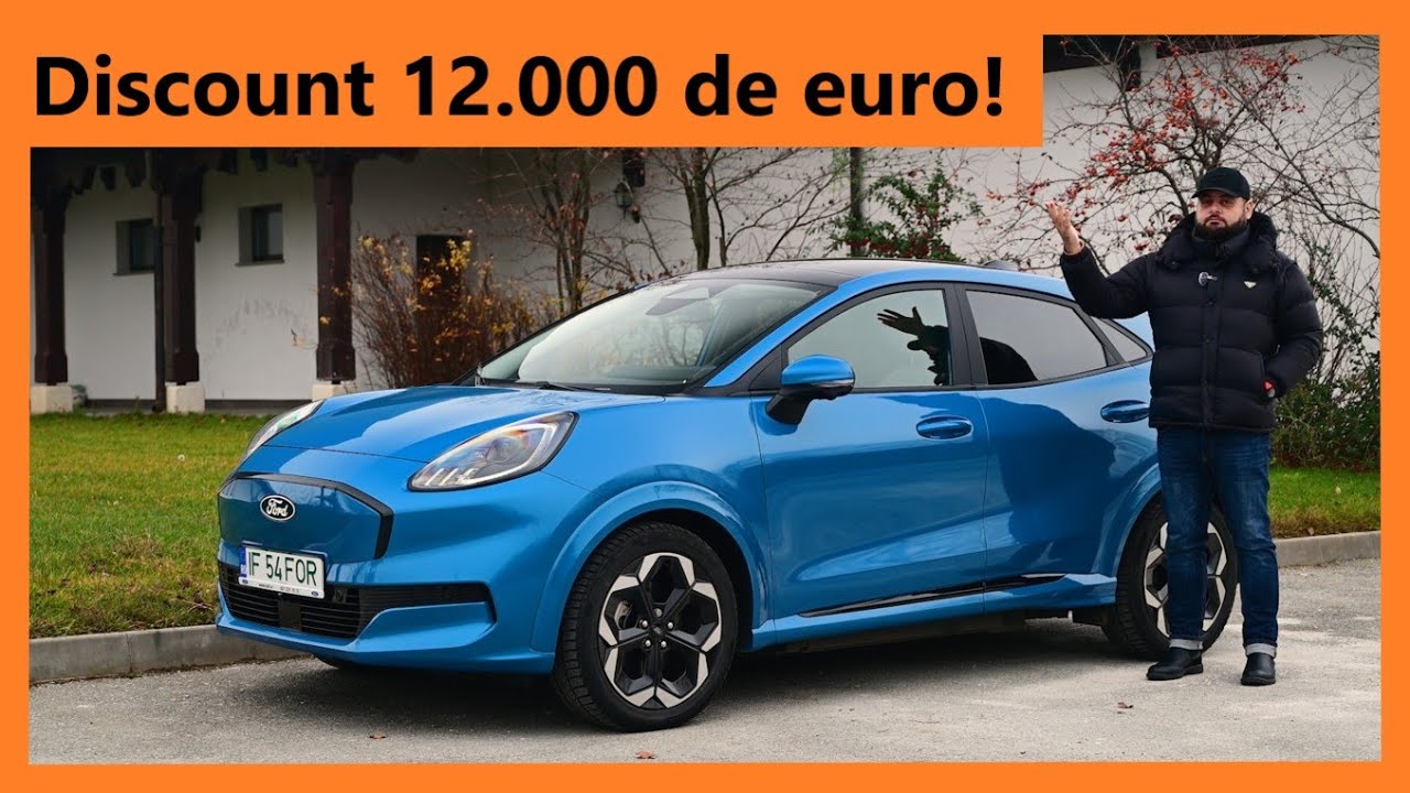 Ce raza de actiune are Ford Puma Gen-E iarna?Fabricat in Romania, de la 23.500 euro!