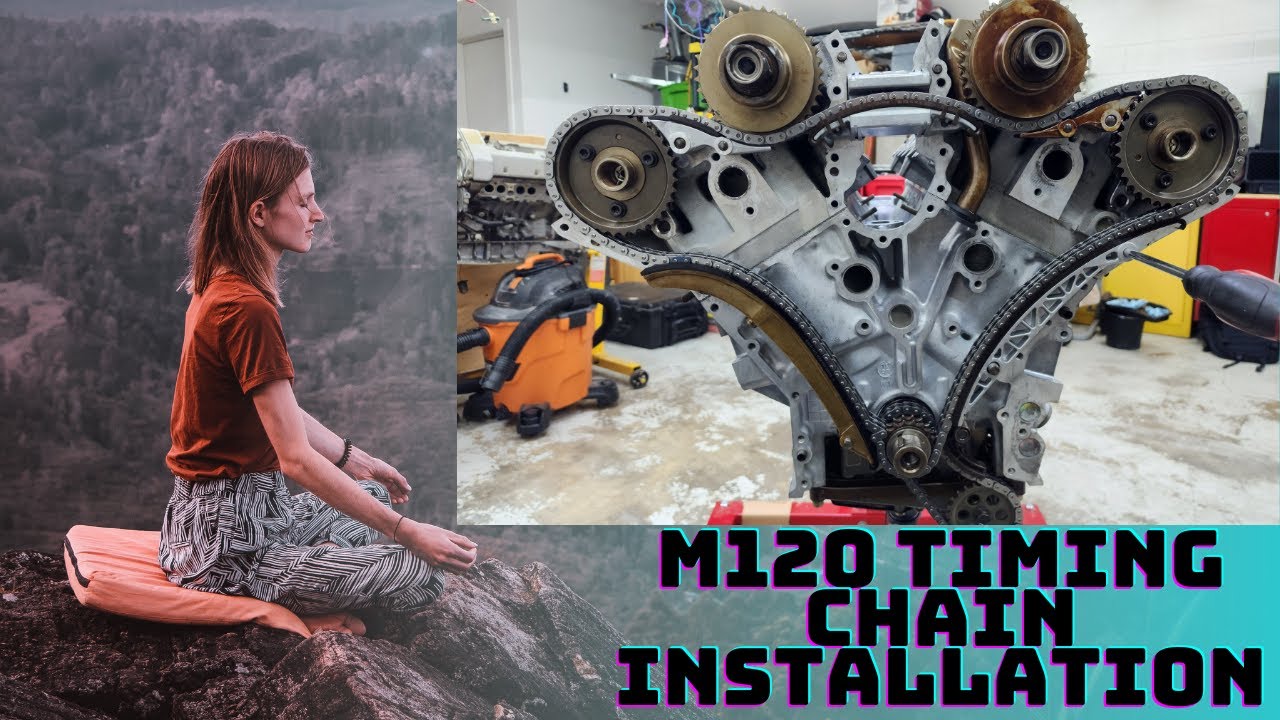 Установка цепи ГРМ M120