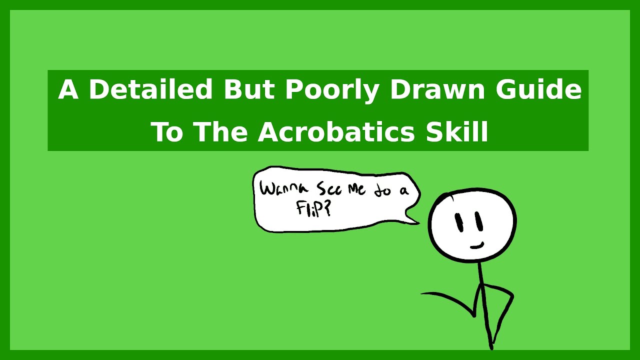 A Poorly Drawn Guide to Acrobatics In Pathfinder 2e