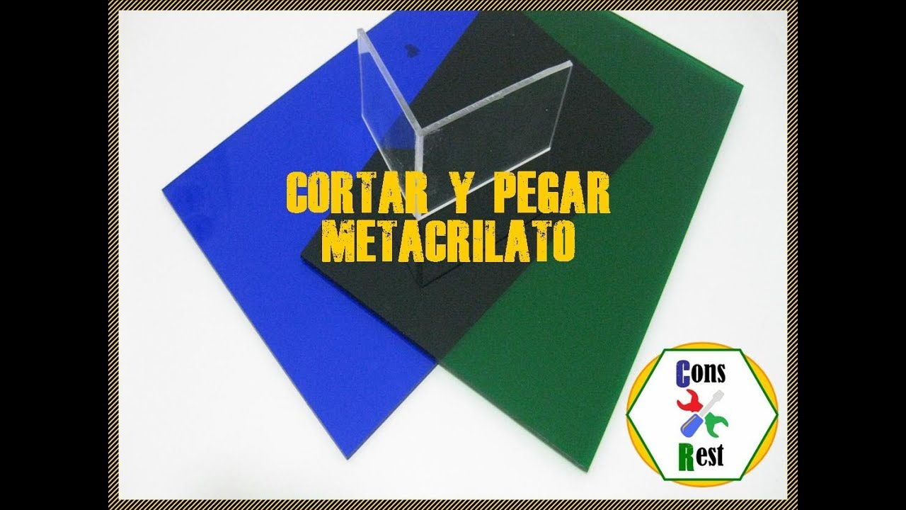 (TRUCO) PARA CORTAR Y PEGAR METACRILATO DE FORMA SENCILLA (ACUARIOS)