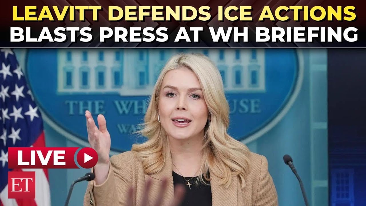 LIVE: Karoline Leavitt fires back at reporters, defending Trump’s hardline ICE policies in Minnesota