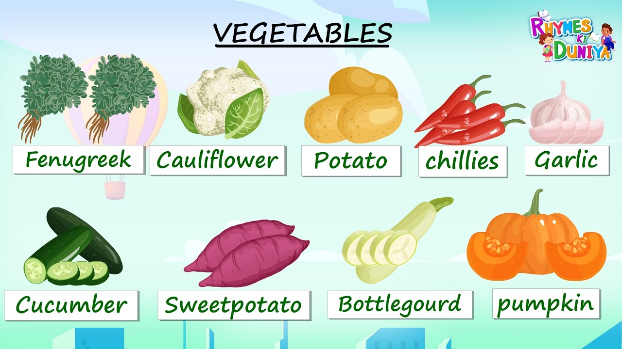 Vegetable Names Made Easy: Fun Learning for Kids! Let's Get Veggie! Fun Names for Little Learners!
