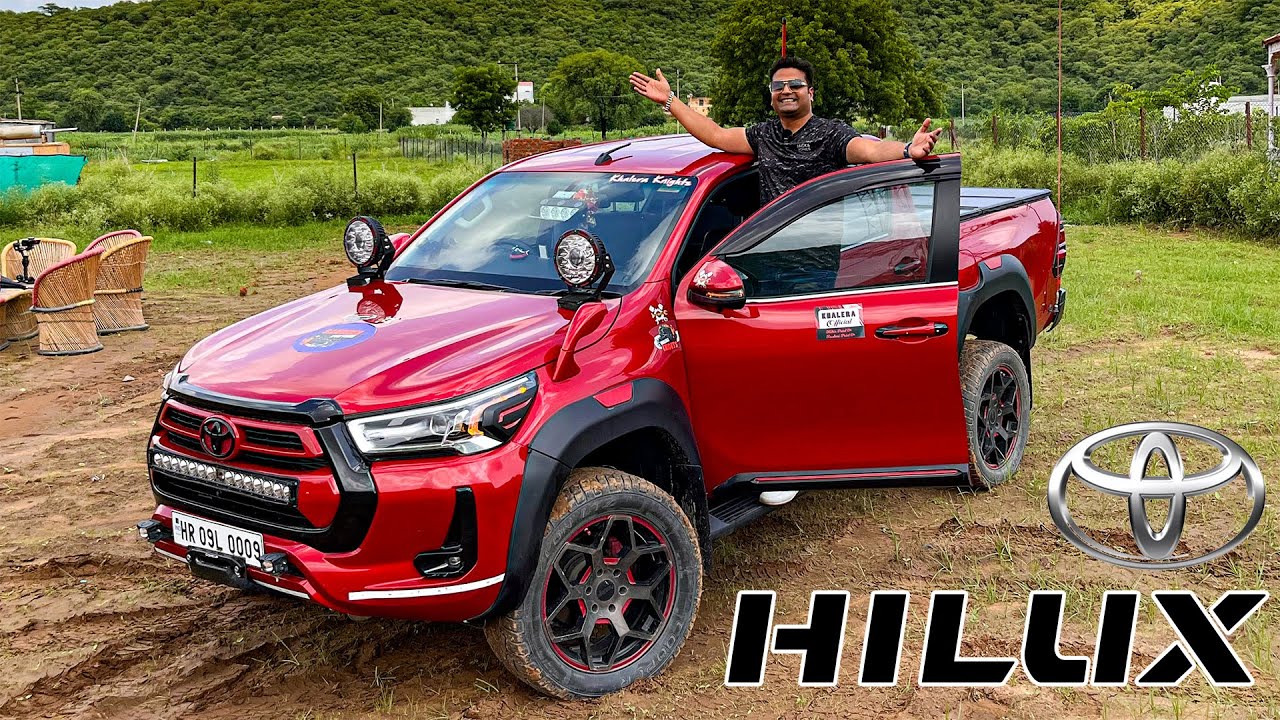 Mostly loaded pickup truck Toyota hilux ready to for off the road - बहुत ही सुंदर पिकअप ट्रक