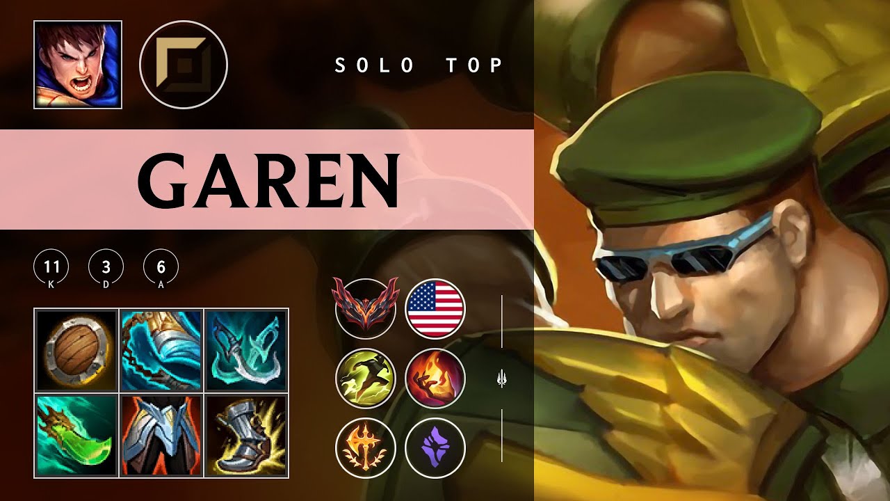 Garen Top vs Gwen - NA Grandmaster Patch 25.24