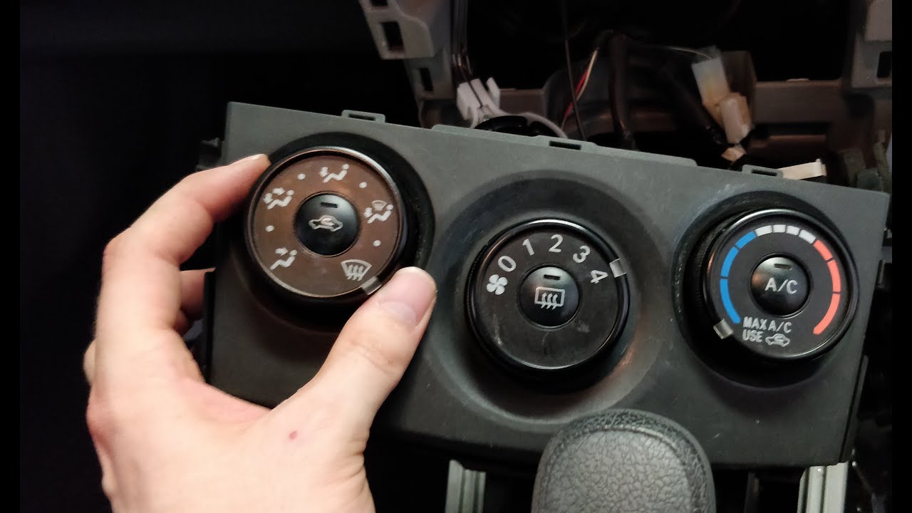 2009-13 toyota corolla ac controller knob