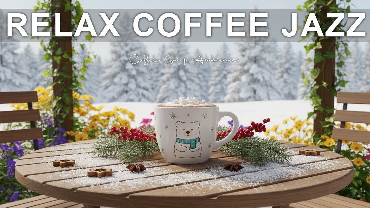 Relaxing Coffee Jazz ☕❄️ | Calm Roast Coffee – Cozy Winter Café Ambience