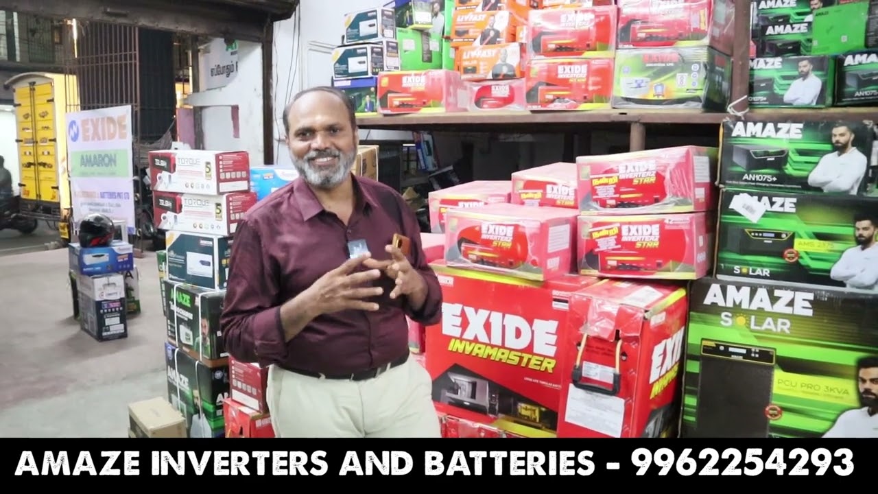😲இனி Current Cut ஆனாலும் கவலைப்பட தேவையில்லை | Battery & Inverter Wholesale விலையில்  | Raja's Vlog