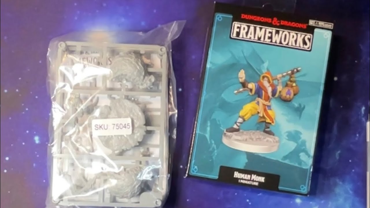 Wizkids Frameworks Unboxing. Drider and human monk