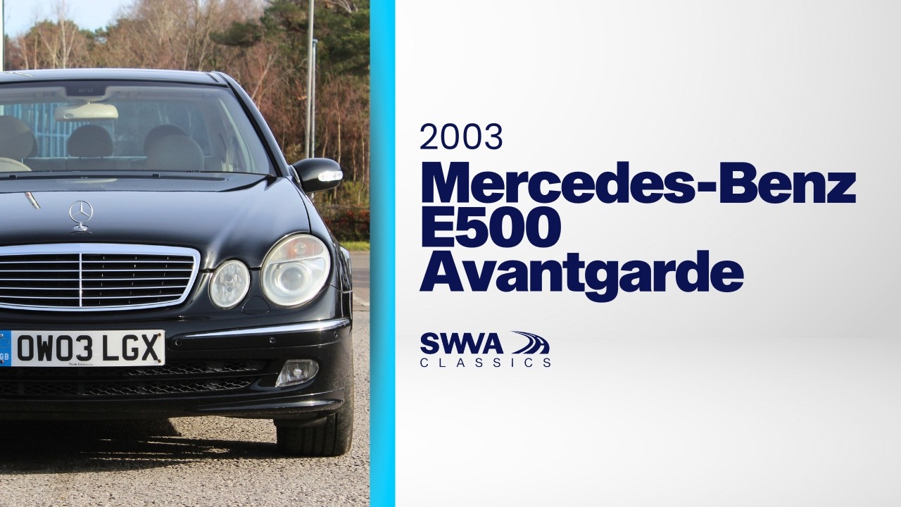 LOT  15 - Mercedes-Benz E500 Avantgarde Auto - 2003| SWVA Spring 2026 Classic & Performance Auction