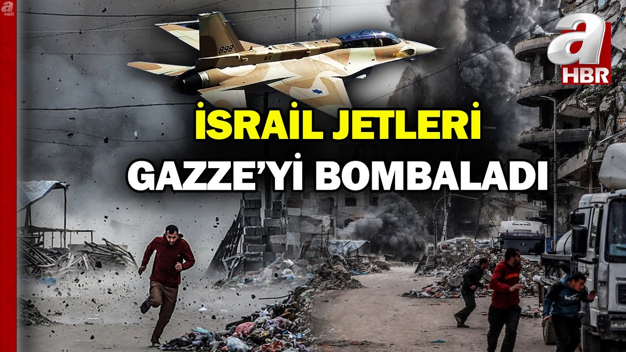 İsrail, Ateşkese Gazze Şeridi'nde Bir Binayı Hava Saldırılarıyla Yerle Bir Etti | A Haber
