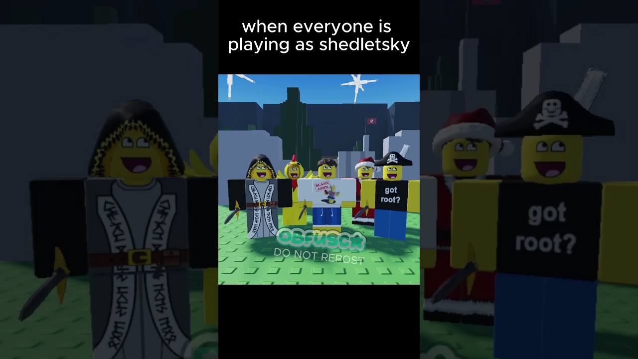 when everyone is playing as shedletsky || #forsakenroblox #c00lkidd #shedletsky #animation #roblox