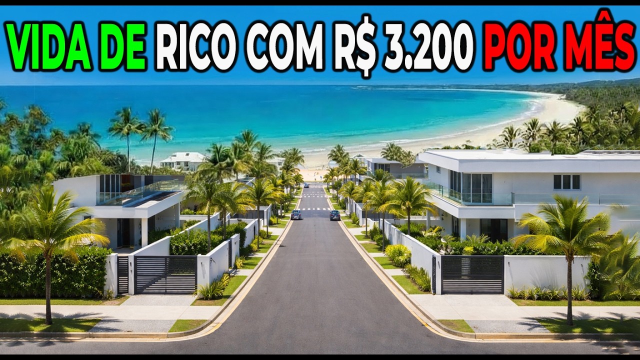 PARE de Morar Caro 5 Lugares para VIVER COMO REI com APENAS 2 Salários Mínimos por Mês