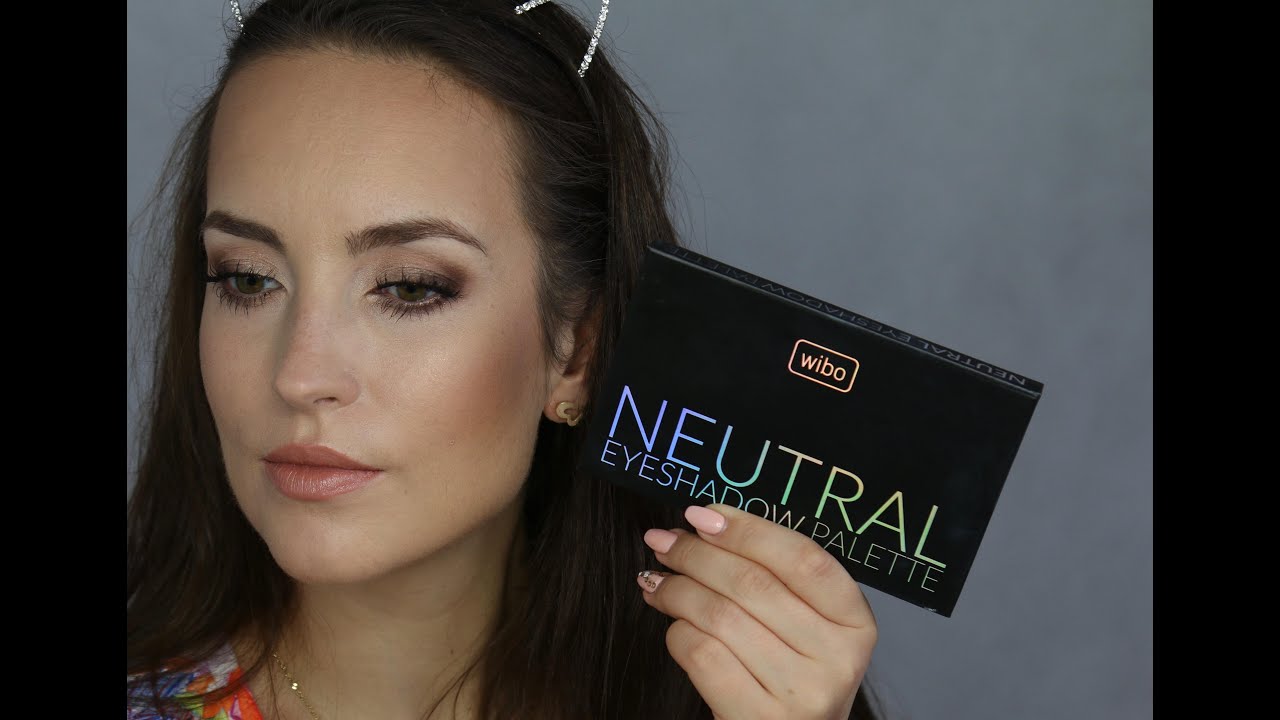 WIBO makijaż (test, pierwsze wrażenie) paletą NEUTRAL eyeshadow palette