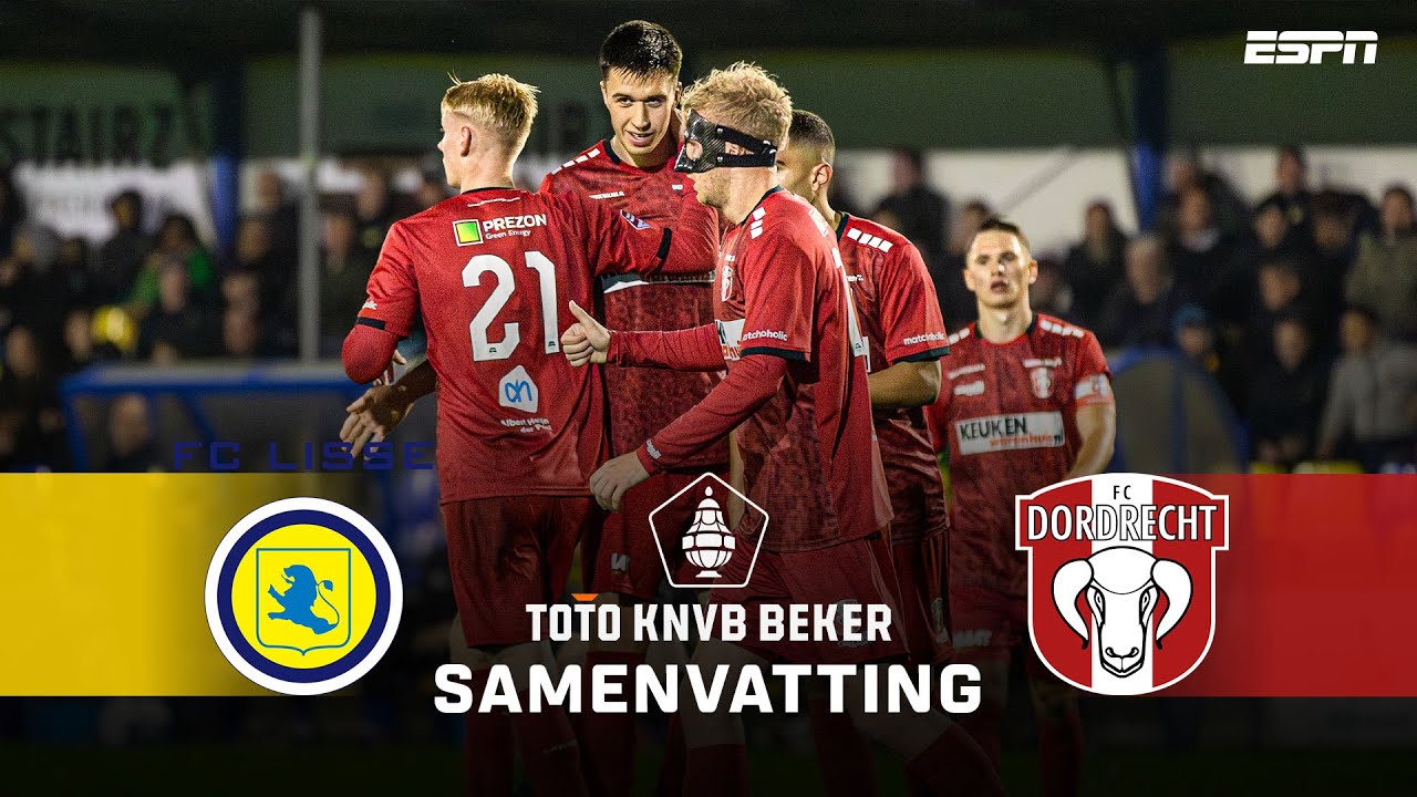 3️⃣ DOELPUNTEN in de EXTRA TIJD ⌛ | Samenvatting FC Lisse - FC Dordrecht