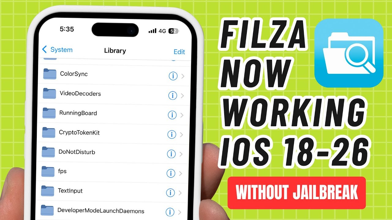 Install Filza File Manager on iOS 18-26 (No Jailbreak)