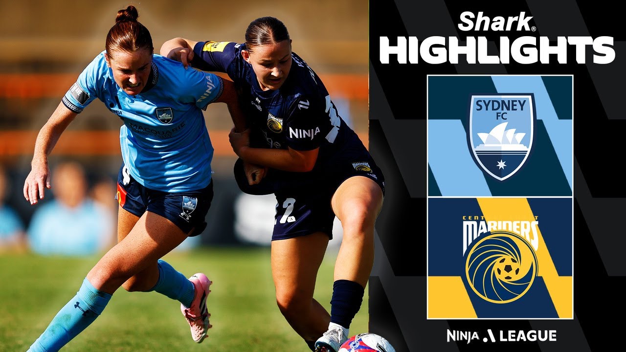 Sydney FC v Central Coast Mariners | SHARK HIGHLIGHTS | Ninja A-League 2025-26 | Round 4