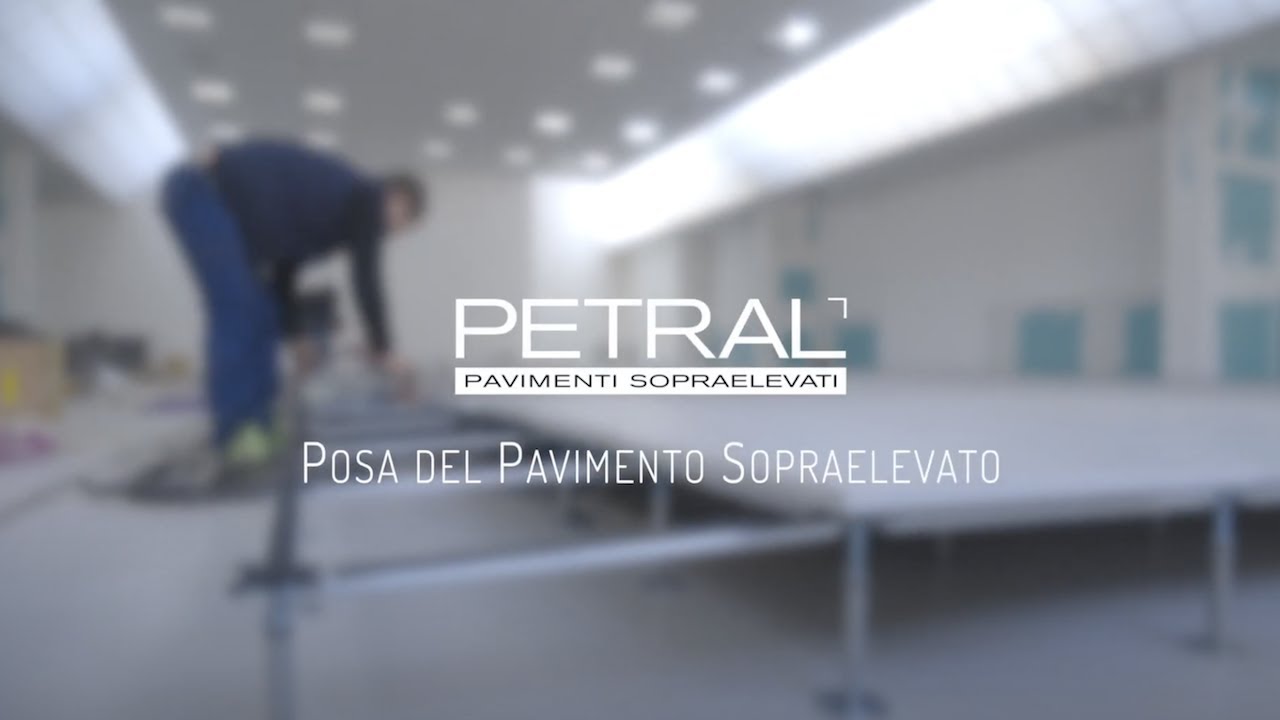 PETRAL : raised floors installation
