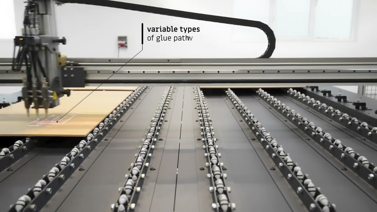 Glue plotter FELIX GLUER  Board   multi heads adhesives application