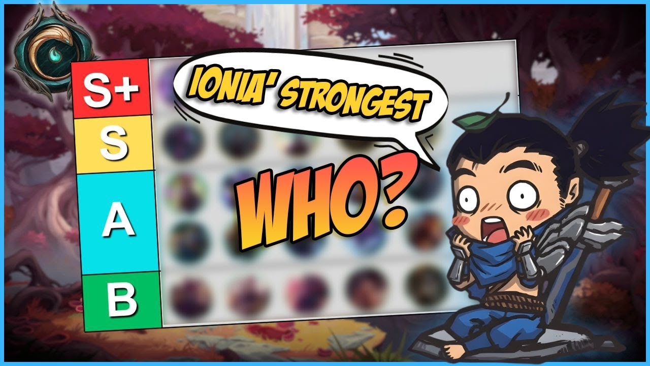 How BROKEN is Ionia According to Lore? (Power Ranking)