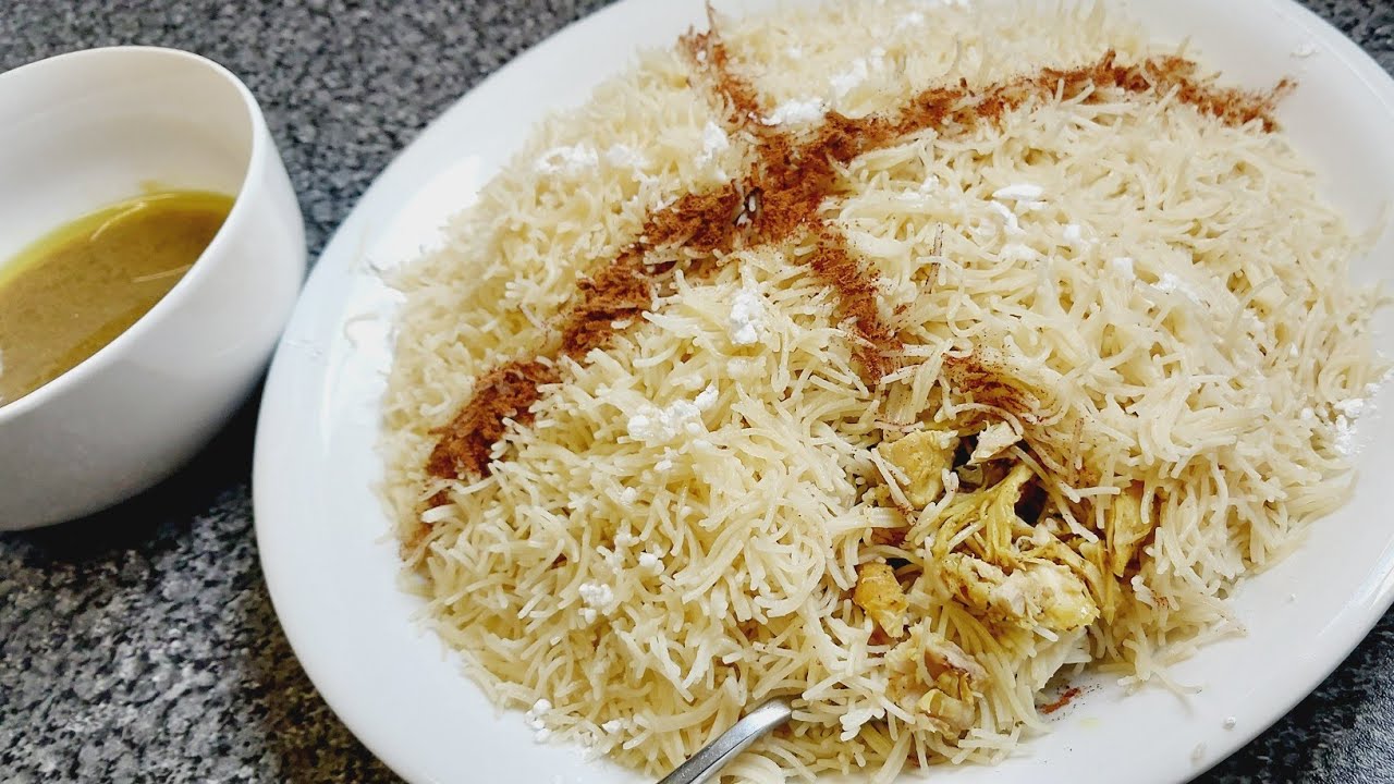 Fideos al vapor con pollo. DELICIOSO!|Recetas árabes|Seffa marroquí