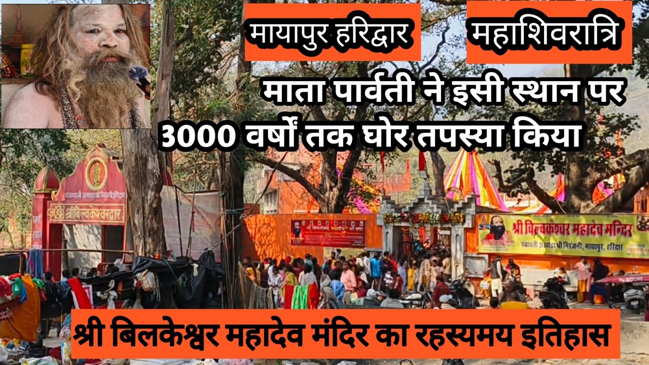श्री बिलकेश्वर महादेव मंदिर🚩माता पार्वती की तपस्थली🚩जहां तप से मिले भोलेनाथ और दिया वरदान.🚩हरिद्वार 
