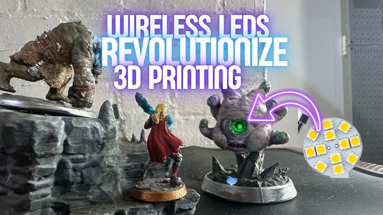 Беспроводные светодиоды произвели революцию в 3D-печати!