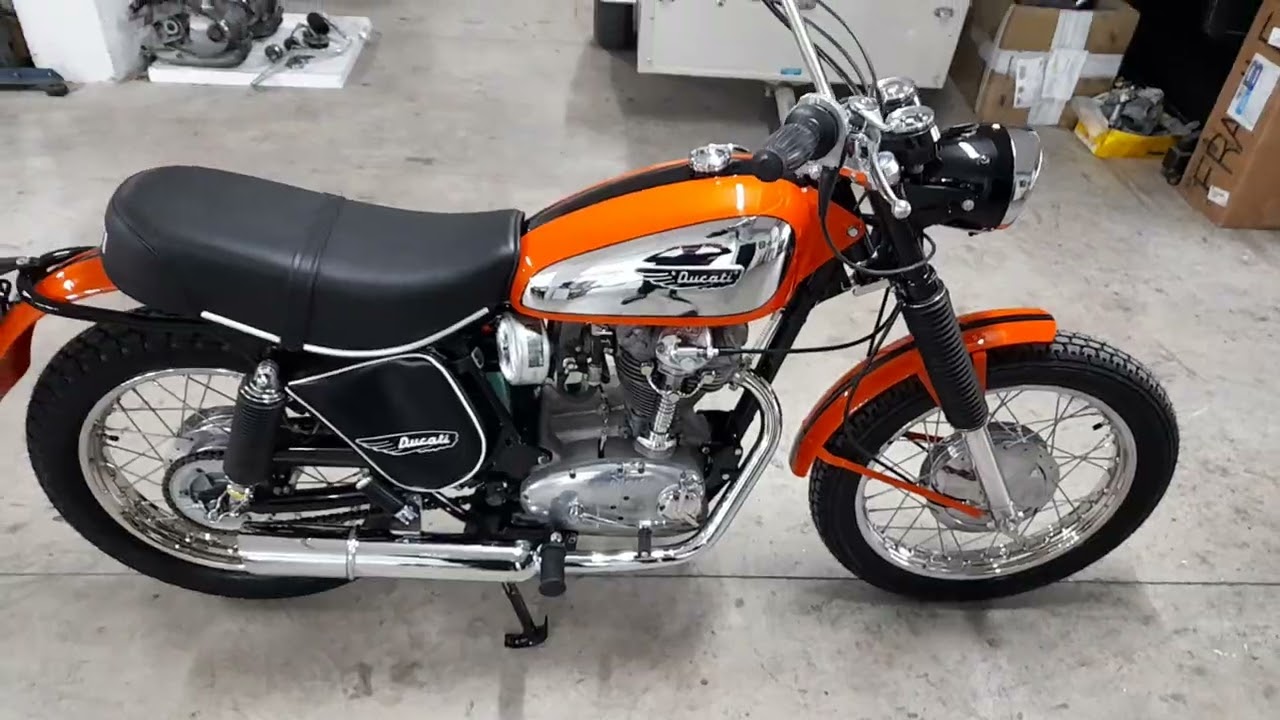 DUCATI Scrambler 350 del 1971 dopo il restauro!
