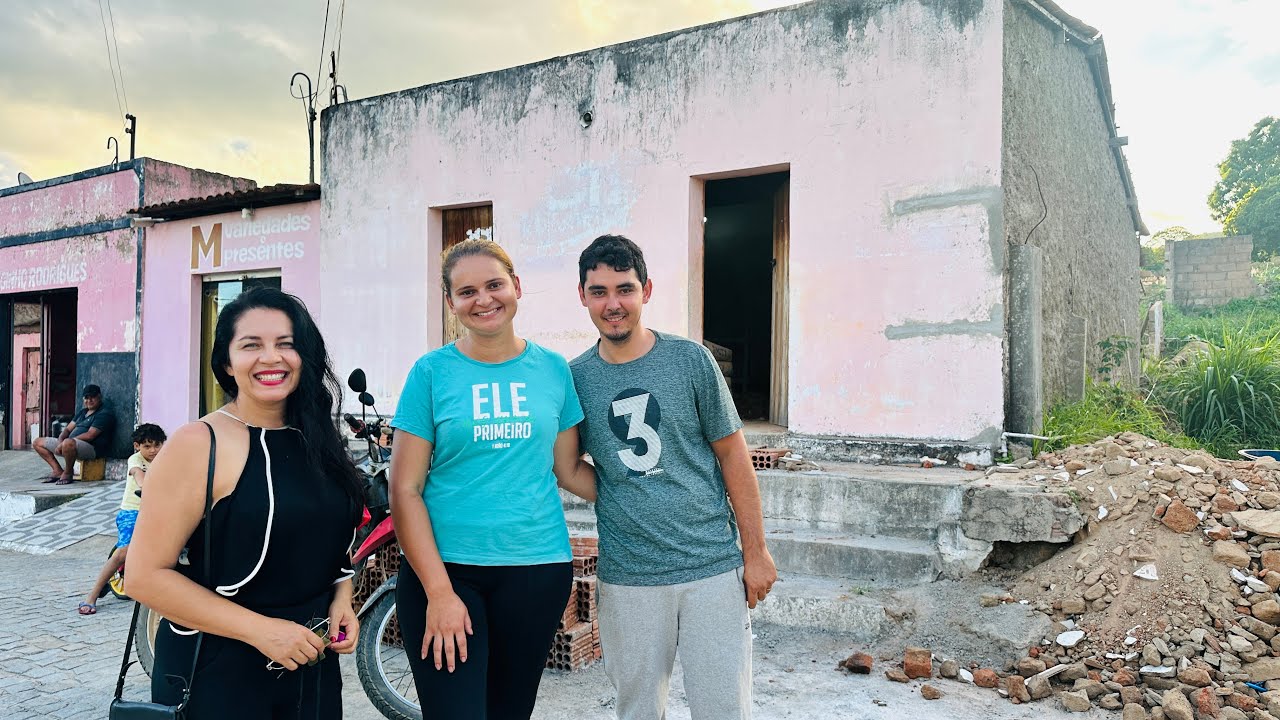 VISITA A OBRA DE JAINE E DONA MARLUCE 