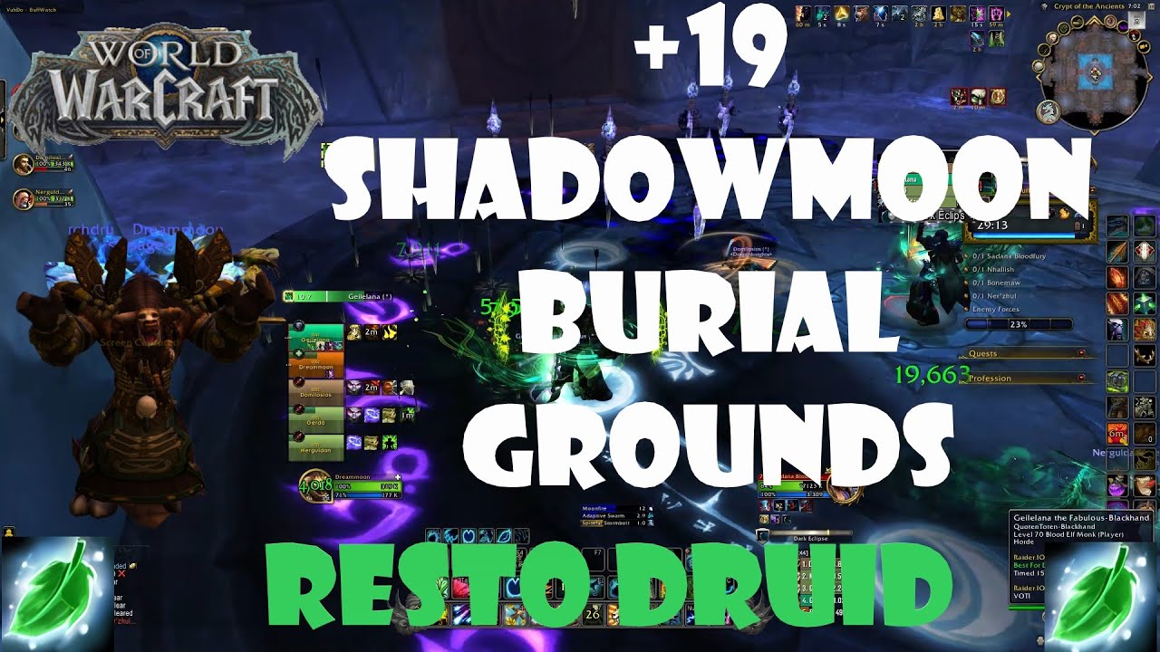 Resto Druid +19 SBG - Tyrannical/Volcanic/Bolstering/Thundering - Dragonflight 10.0.5 M+