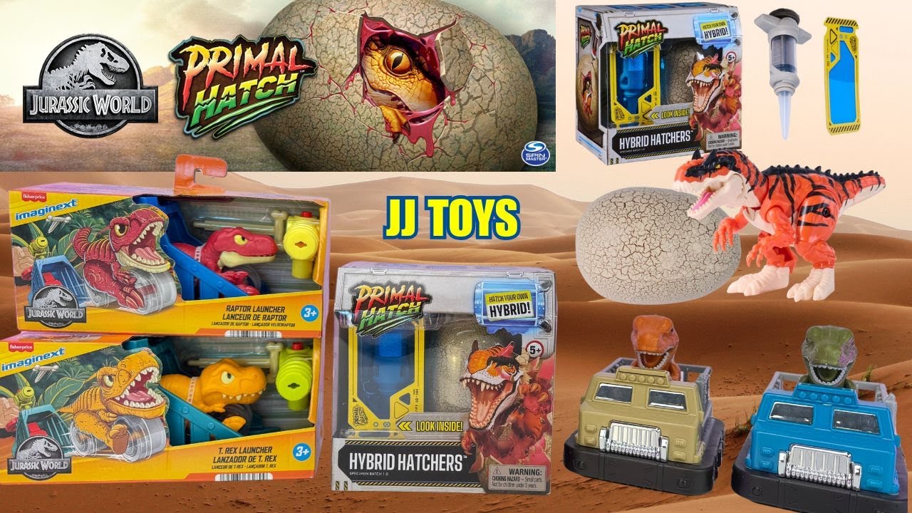 Primal Hatch Hybrid Dinosaur Hatching Eggs? I got the RARE Spinodile!  RC Bumper Cars DINO BATTLE! 🦖