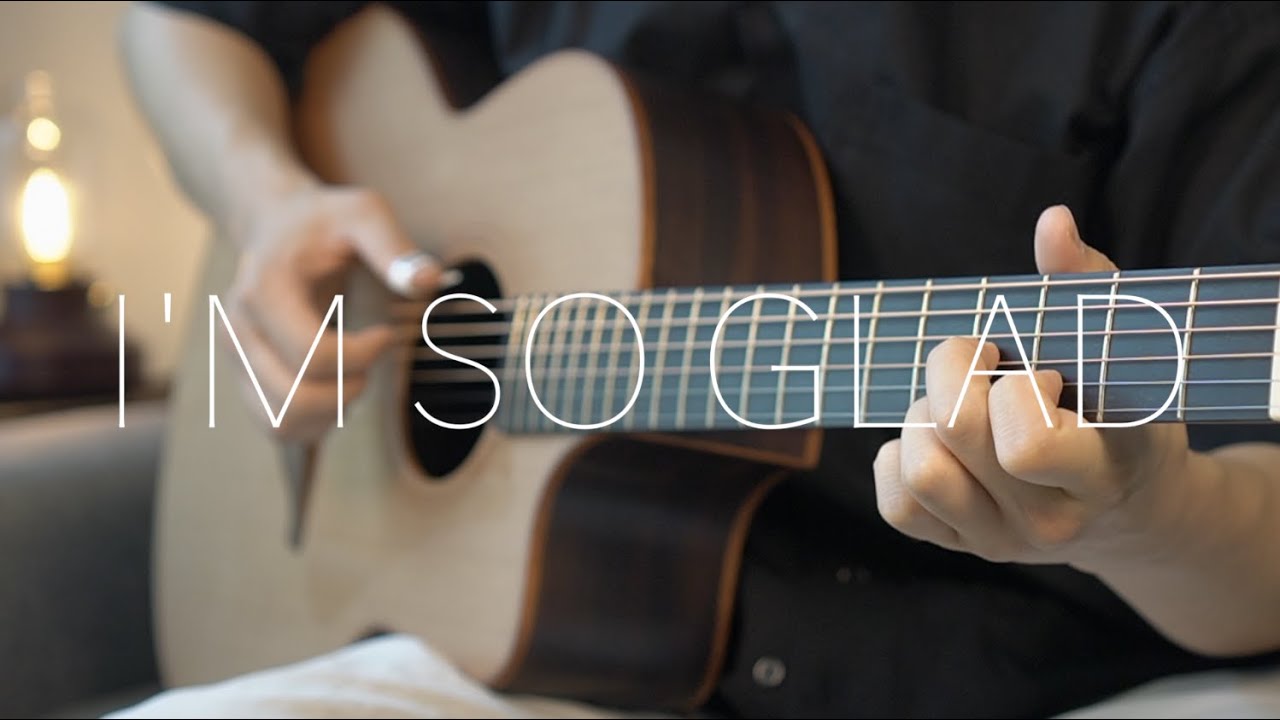 I'm So Glad Jesus Lifted Me - Guitar Instrumental Cover with Lyrics